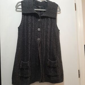 Women's Gray Sweater Vest